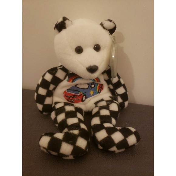 Celebrity Pink Other - CELEBRITY BEAR Star 24 Jeff Gordon Nascar  Book Pin TEDDY Plush Bean Bag JC‎ Inc